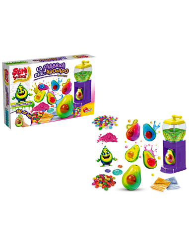 PRESCOLARI: vendita online SLIMI SCIENCE 113996 LA FABBRICA DEGLI AVOCADO, KIT CREATIVO, AVOCADO SQUISH, GIOCO MANUALE in off...