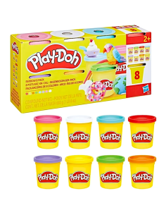 PLAYDOH G0513 SET 8 VASETTI ASSORTITO