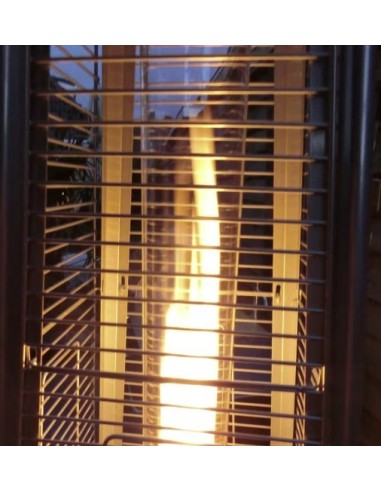 STUFE A GAS: vendita online Stufa a gas piramide inox, riscaldatore da esterno Johnson, potenza 9300W, stufa a gas in offerta