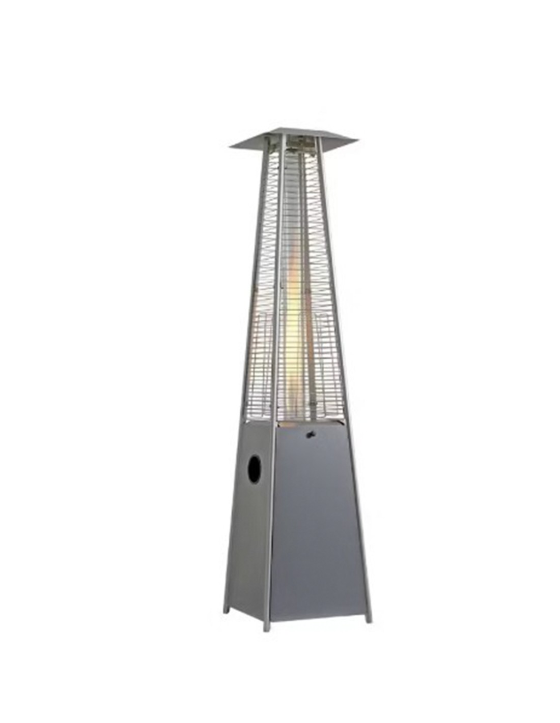 STUFE A GAS: vendita online Stufa a gas piramide inox, riscaldatore da esterno Johnson, potenza 9300W, stufa a gas in offerta