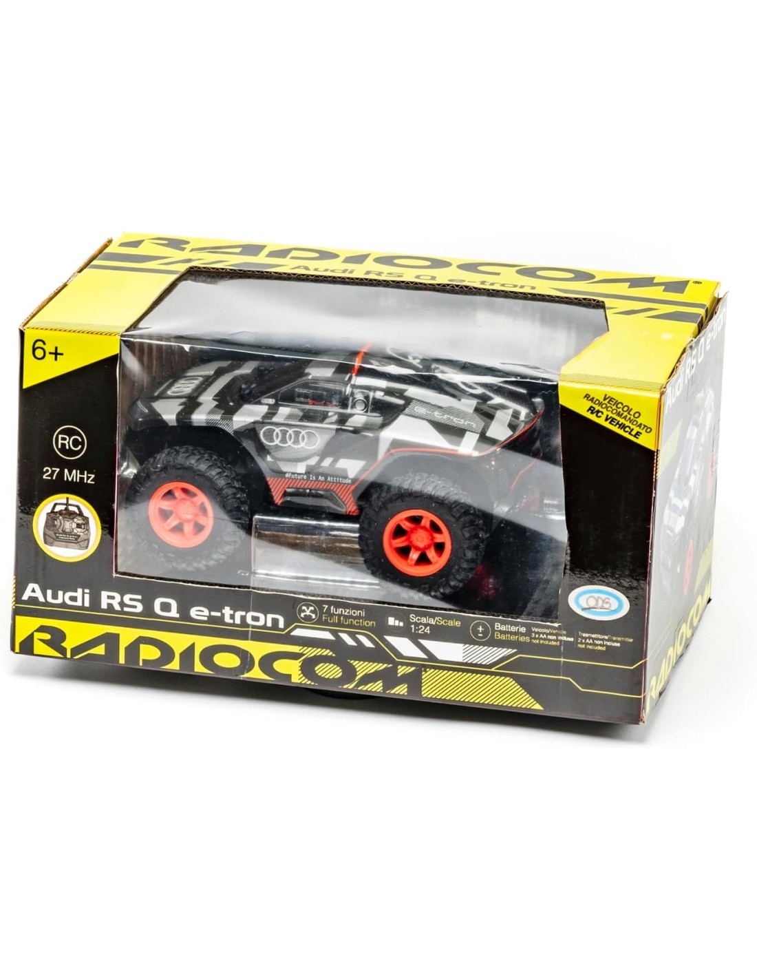 GIOCHI BOY: vendita online AUDI RS Q E-TRON MACCHINA RADIOCOMANDATA GIOCATTOLO, SCALA 1:24, SCOCCA IN LEXAN, RUOTE MORBIDE, E...