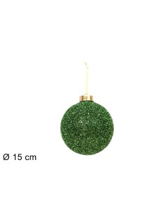 SFERA 15CM VERDE FILI LAMINATI