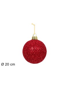 SFERA 20CM ROSSO FILI LAMINATI