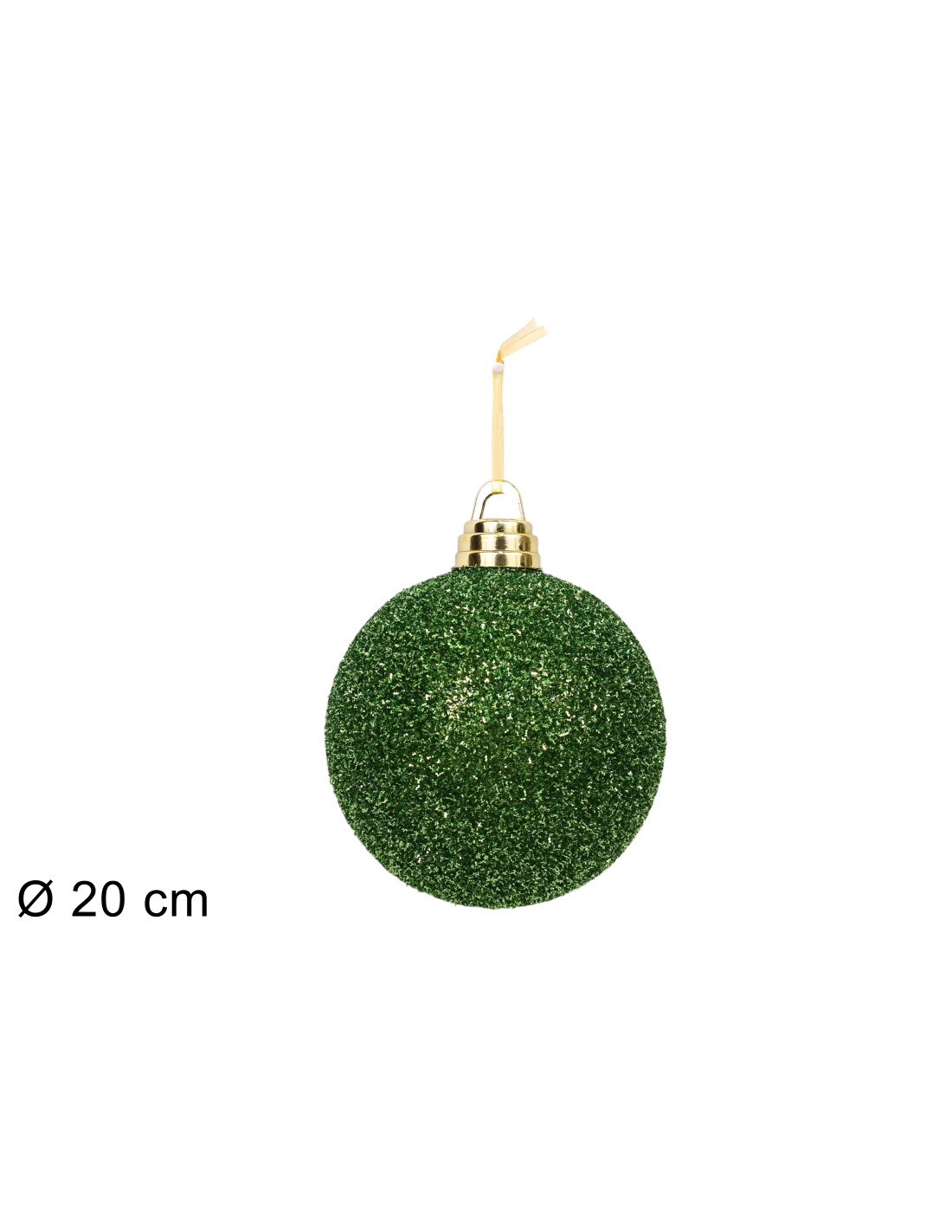SFERA 20CM VERDE FILI LAMINATI
