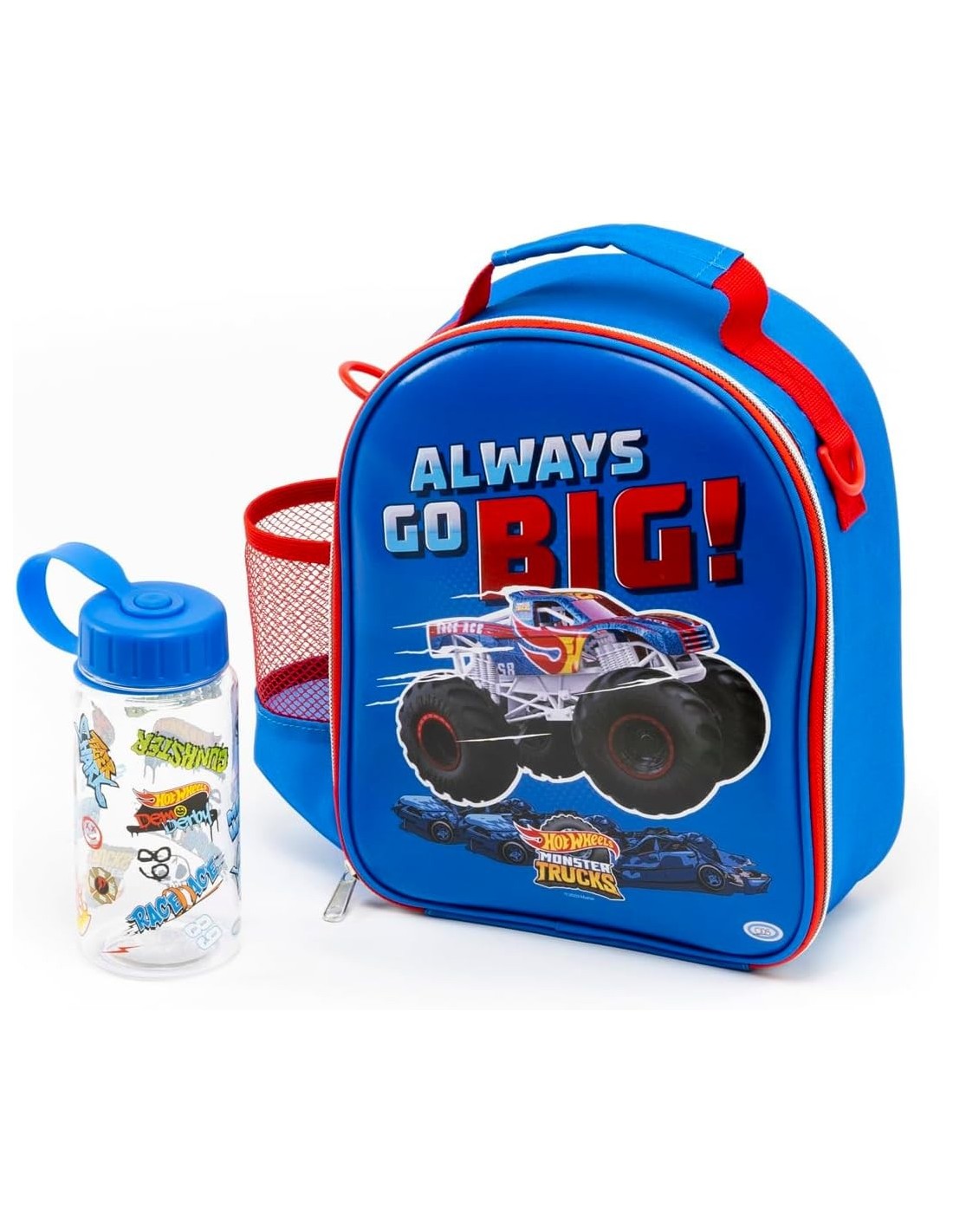 GIOCHI BOY: vendita online BORSA ZAINO 2IN1 HOTWHEELS, INCLUSA BORRACCIA, SCUOLA E ASILO, 28 X 23 X 9 CM, BAMBINI in offerta
