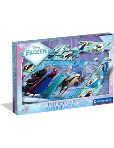 GIOCHI DI SOCIETA'E PUZZLE: vendita online CLEMENTONI, PUZZLE INTERATTIVO DA PAVIMENTO, DISNEY FROZEN, 24 PEZZI, DIMENSIONI 6...