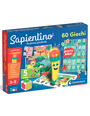 SAPIENTINO 16494 PENNA PARLANTE 60 GIOCHI