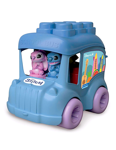 INFANZIA: vendita online SOFT CLEMMY STITCH BUS SENSORIALE, AUTOBUS RACCOGLITORE, 8 MATTONCINI, GIOCO PRIMA INFANZIA, SVILUPP...