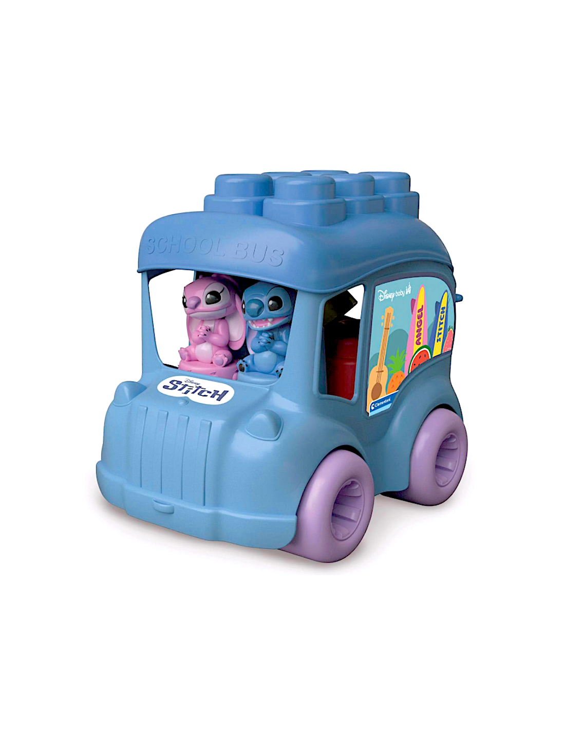 INFANZIA: vendita online SOFT CLEMMY STITCH BUS SENSORIALE, AUTOBUS RACCOGLITORE, 8 MATTONCINI, GIOCO PRIMA INFANZIA, SVILUPP...