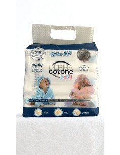 salviette dermacotone talco 3x72 pezzi | shopincasa.it