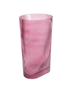 VASO 142996 VETRO BURGUNDY 16X30CM