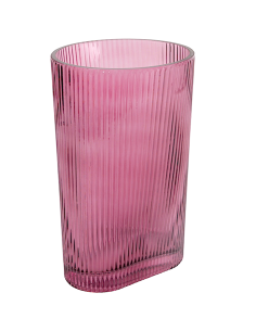 VASO 142999 VETRO BURGUNDY 15X25CM