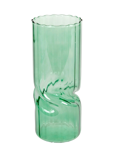 VASO 143034 VETRO VERDE 10X25CM