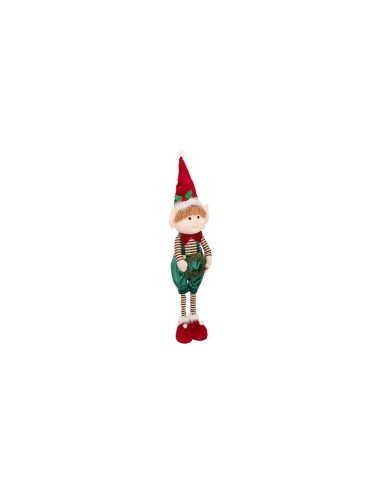 OGGETTISTICA NATALE: vendita online Decorazione elfo canaglia di Natale telescopico h95cm - La magia di Natale a casa tua in ...