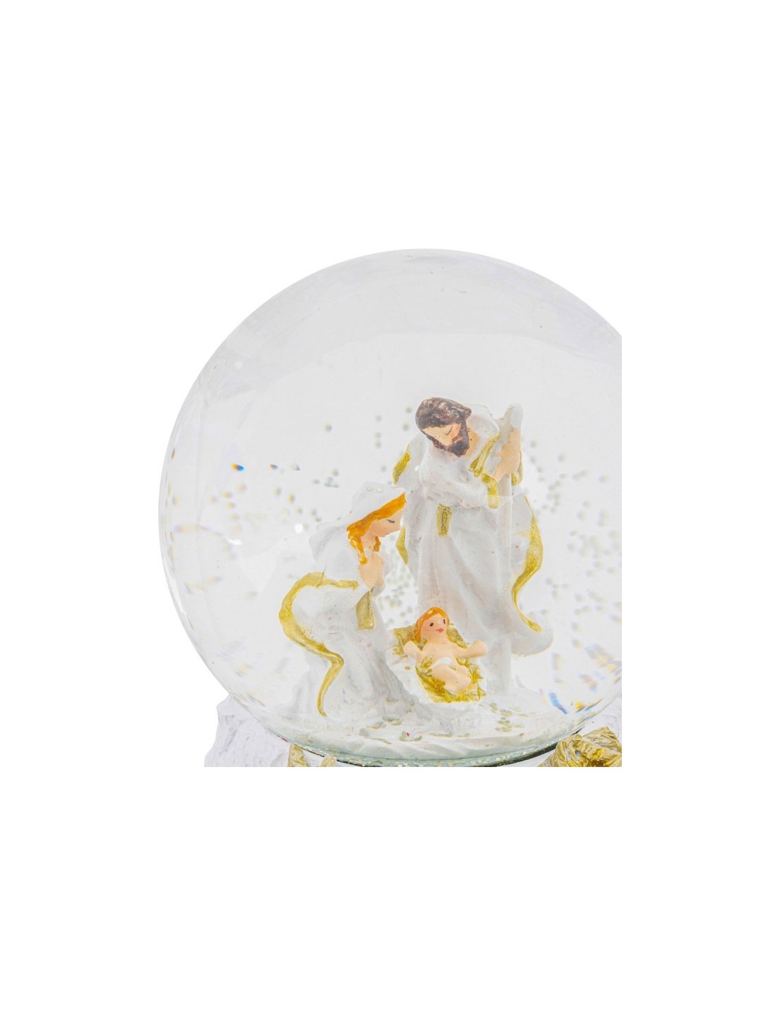 OGGETTISTICA NATALE: vendita online Decorazione palla di neve di Natale 10x13cm con natività in resina - La magia di Natale a...