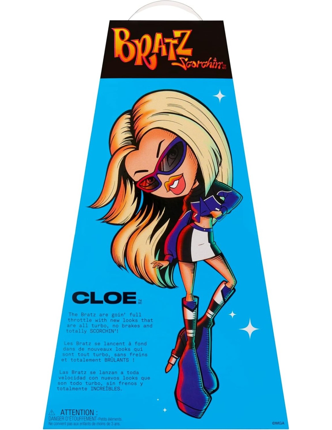 GIOCATTOLO PUBBLICIZZATO: vendita online BRATZ, SCORCHIN' CLOE, BAMBOLA FASHION, MOTO STYLE, ACCESSORI INCLUSI, GIOCATTOLO PE...