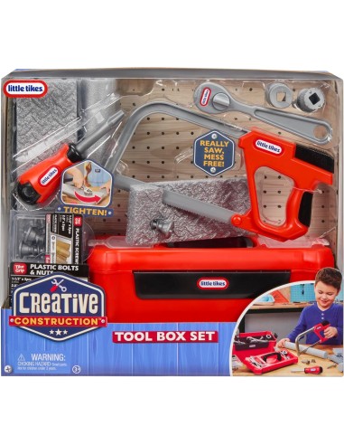 PRESCOLARI: vendita online LITTLE TIKES SET CASSETTA DEGLI ATTREZZI, GIOCO EDUCATIVO, ATTREZZI GIOCATTOLO, BAMBINI 3+ in offerta