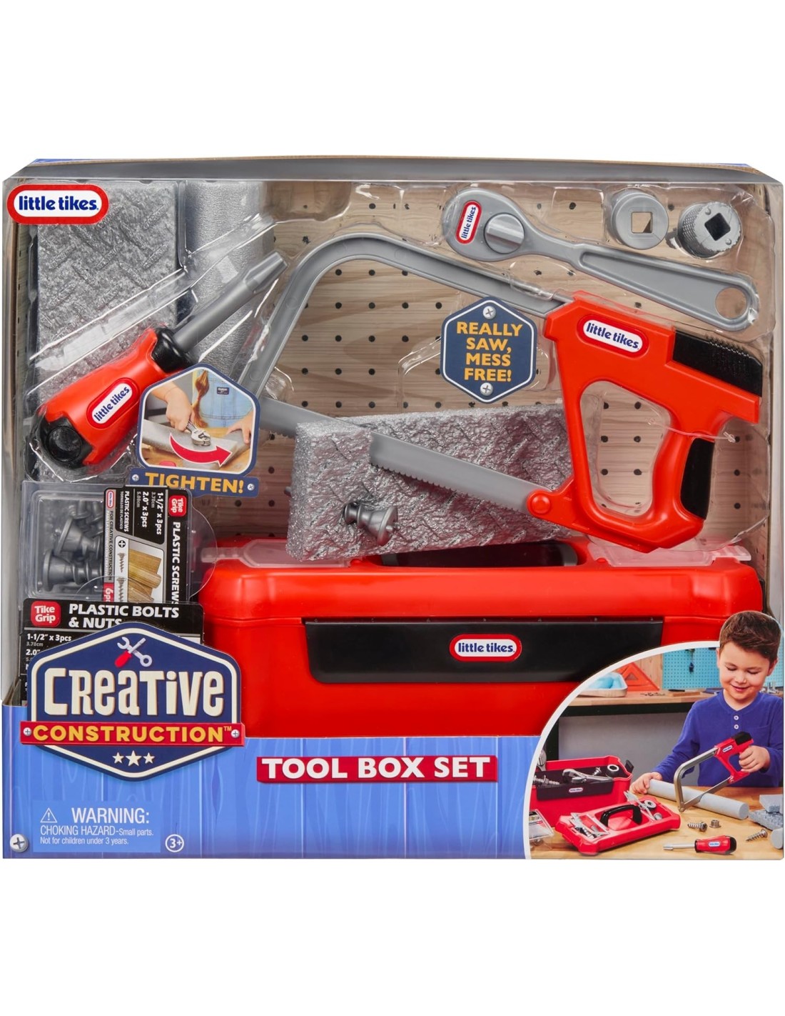 PRESCOLARI: vendita online LITTLE TIKES SET CASSETTA DEGLI ATTREZZI, GIOCO EDUCATIVO, ATTREZZI GIOCATTOLO, BAMBINI 3+ in offerta