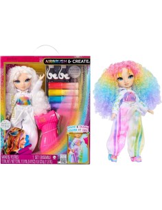 GIOCATTOLO PUBBLICIZZATO: vendita online RAINBOW HIGH BAMBOLA AIRBRUSH CREATE, BAMBOLA CON KIT AEROGRAFO, PENNARELLI LAVABILI...