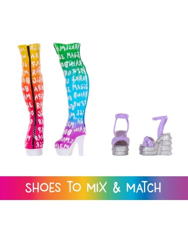 GIOCATTOLO PUBBLICIZZATO: vendita online RAINBOW HIGH AMAYA ARMADIO ARCOBALENO, SET MODA, ACCESSORI INCLUSI in offerta