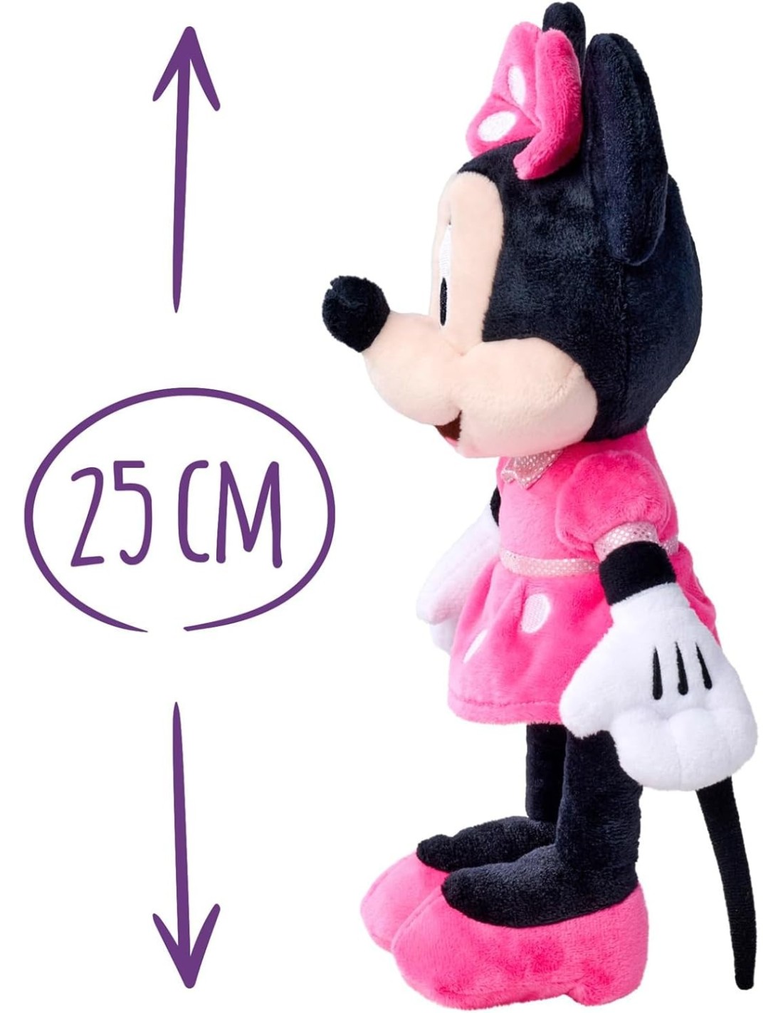 PELUCHE: vendita online MINNIE PELUCHE ROSA 25CM, DISNEY in offerta