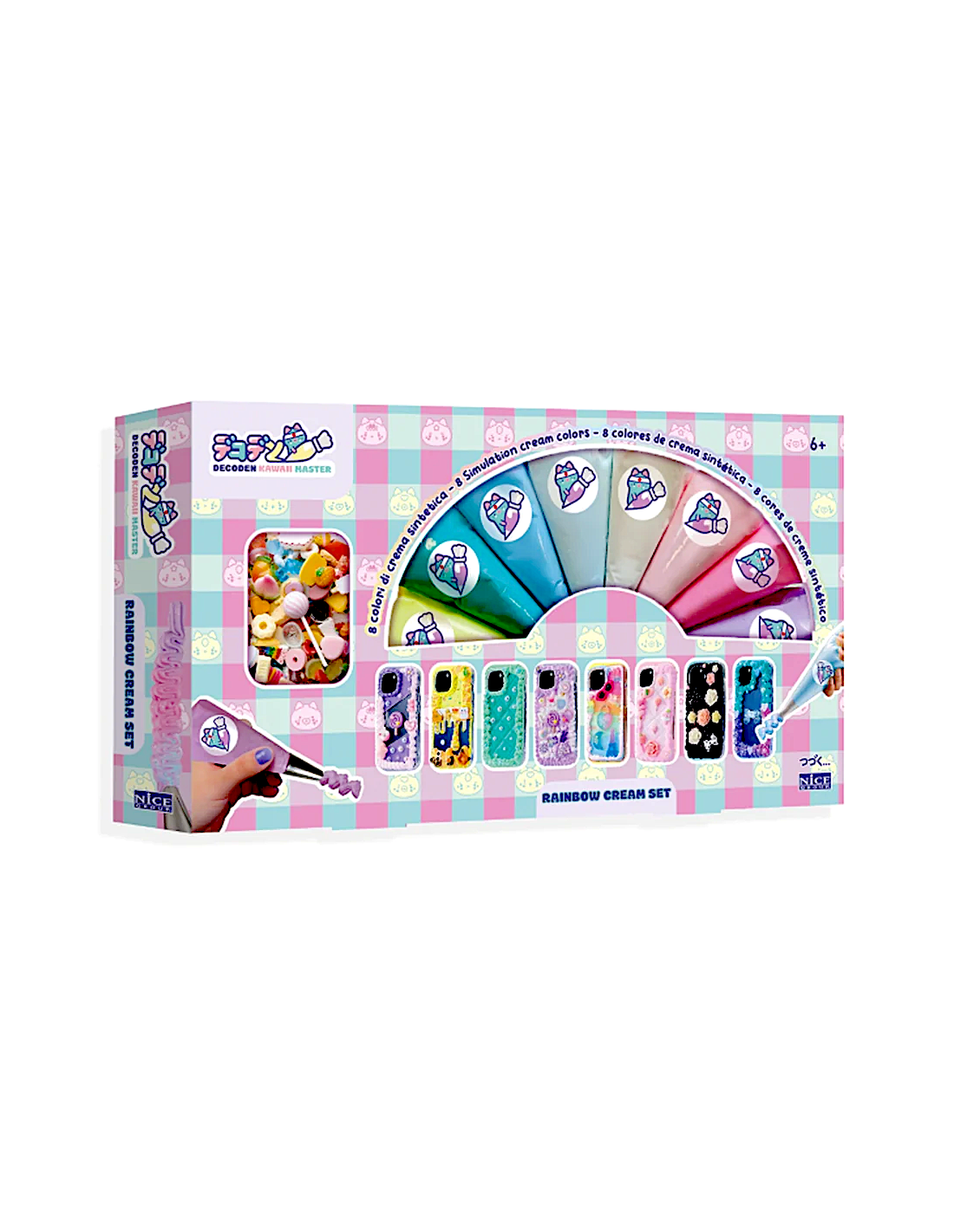 MOMOMI – Decoden Rainbow Cream Set per Cover Smartphone | shopincasa.it