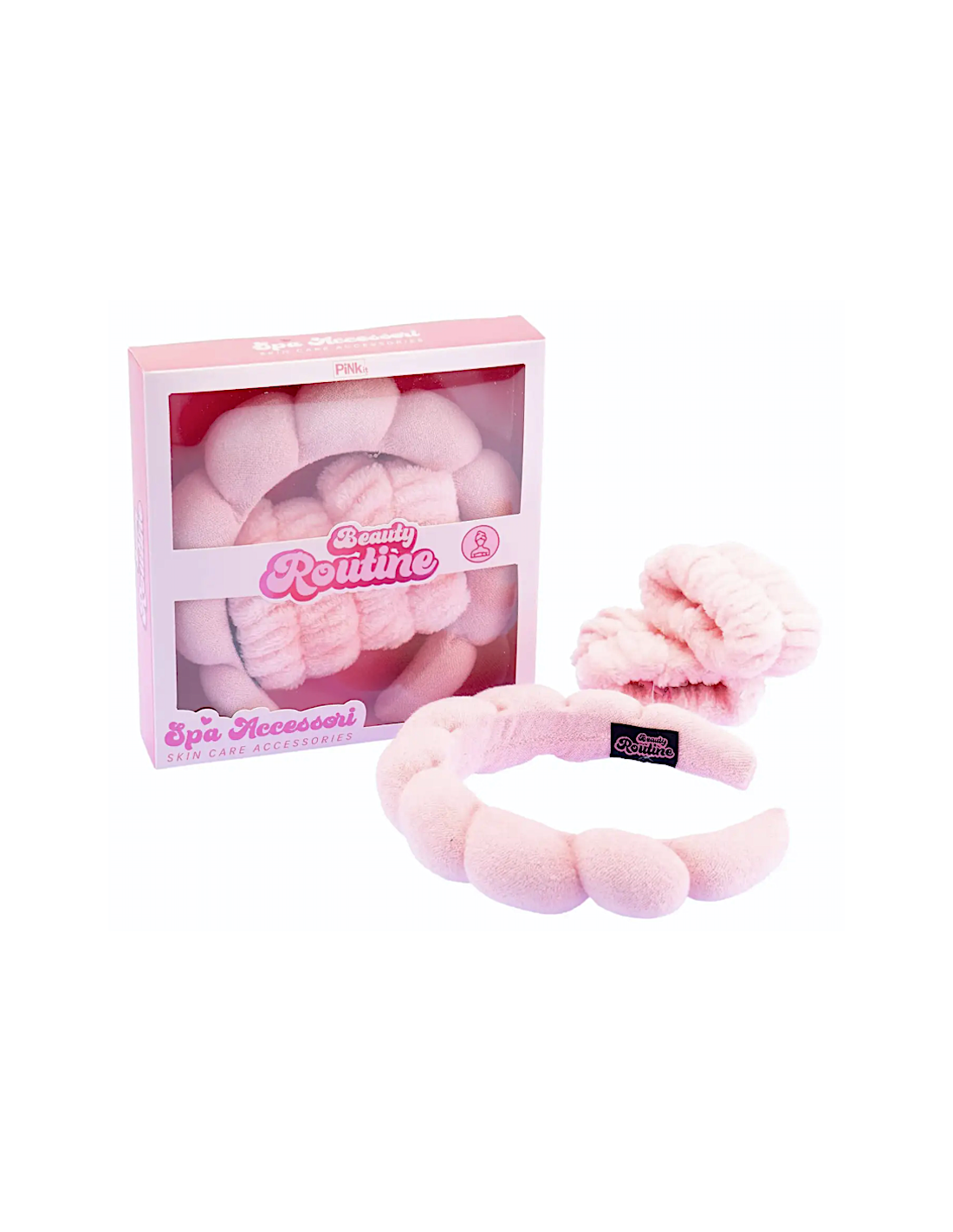 Beauty Routine – SPA Accessori Skincare Cerchietto e Polsini | shopincasa.it