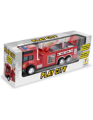 GIOCHI BOY: vendita online TEO'S - CAMION GIOCATTOLO DEI POMPIERI ANTINCENDIO A FRIZIONE in offerta