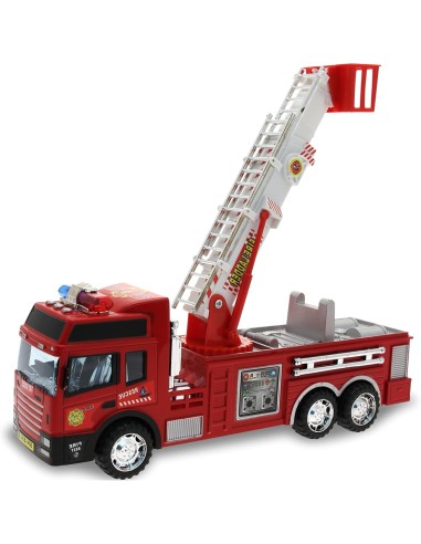 GIOCHI BOY: vendita online TEO'S - CAMION GIOCATTOLO DEI POMPIERI ANTINCENDIO A FRIZIONE in offerta