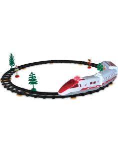 GIOCHI BOY: vendita online TEO'S - TRENO FRECCIA VELOCE 31 PZ PISTA 177 CM in offerta 2