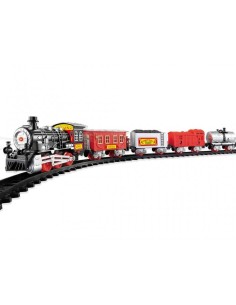 PRESCOLARI: vendita online TEO S PISTA TRENO CLASSICO 105CM LUCI E SUONI, GIOCATTOLO BAMBINI, TRENO ELETTRICO in offerta 2