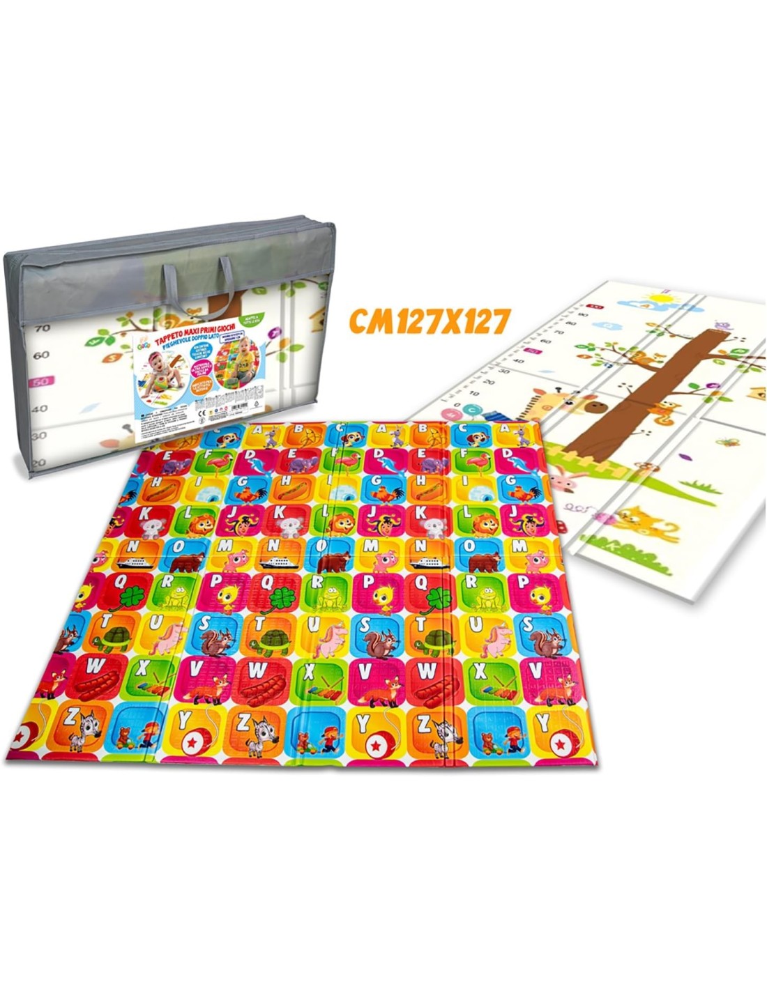 INFANZIA: vendita online GOGO TAPPETO PIEGHEVOLE 127X127CM PRIMI GIOCHI PER NEONATI in offerta