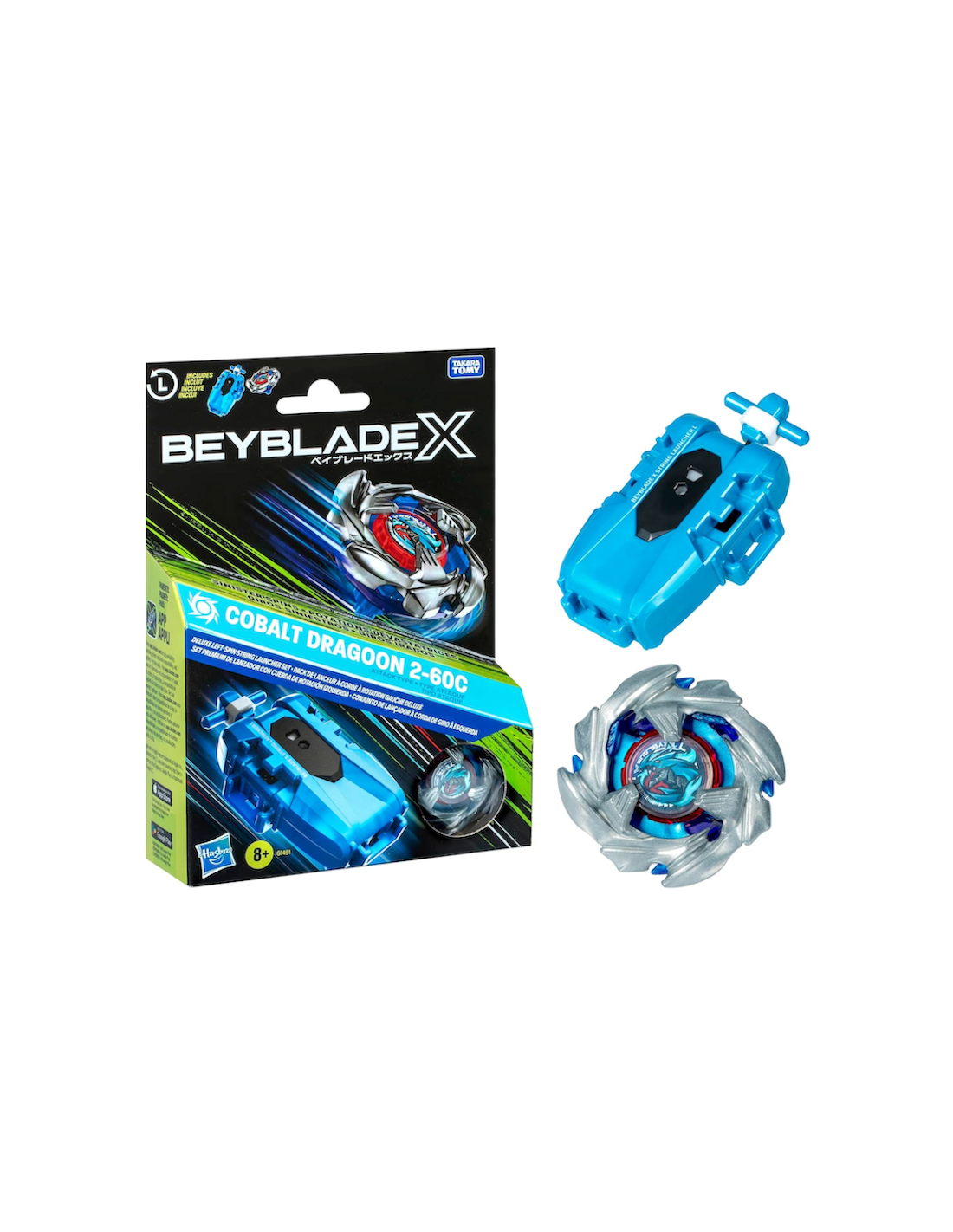 GIOCATTOLO PUBBLICIZZATO: vendita online BEYBLADE X G1491 COBALT DRAGOON LANCIATORE DELUXE in offerta