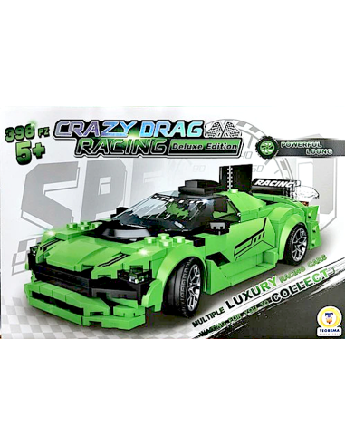 PRESCOLARI: vendita online COSTRUZIONI AUTO RACING CAR 398PZ CLICK CLACK in offerta