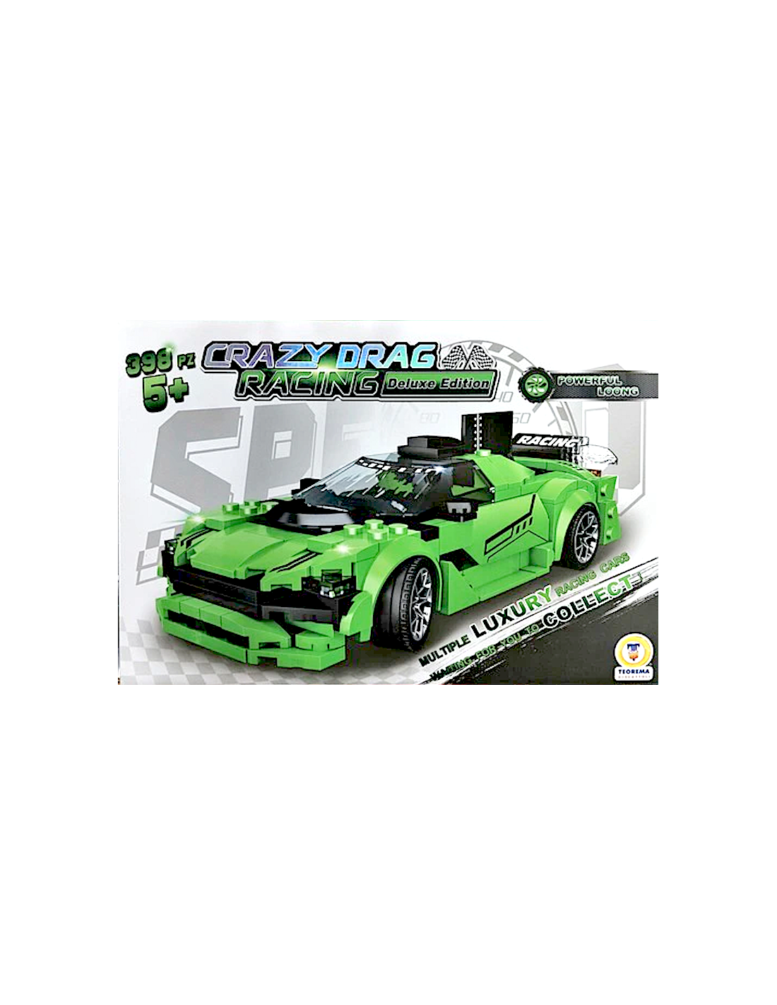 PRESCOLARI: vendita online COSTRUZIONI AUTO RACING CAR 398PZ CLICK CLACK in offerta
