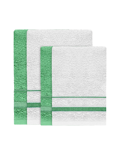 SET BAGNO 4PZ OSPITE+VISO COLORI ASSORTITI