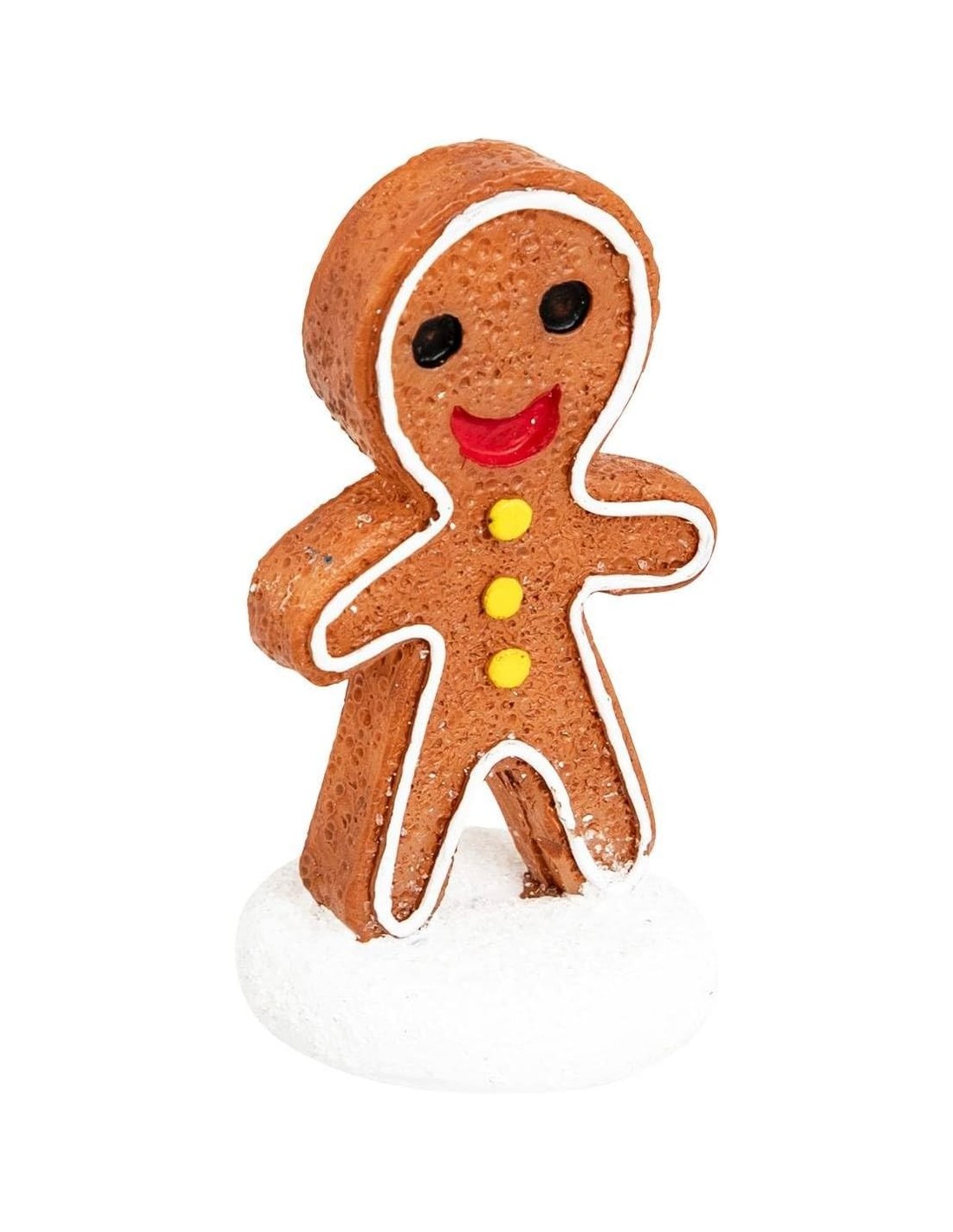 OGGETTISTICA NATALE: vendita online Decorazione set 3 santon di Natale Pan di Zenzero 4x2x5cm - La magia di Natale a casa tua...