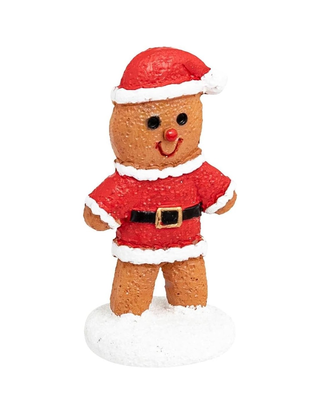 OGGETTISTICA NATALE: vendita online Decorazione set 3 santon di Natale Pan di Zenzero 4x2x5cm - La magia di Natale a casa tua...