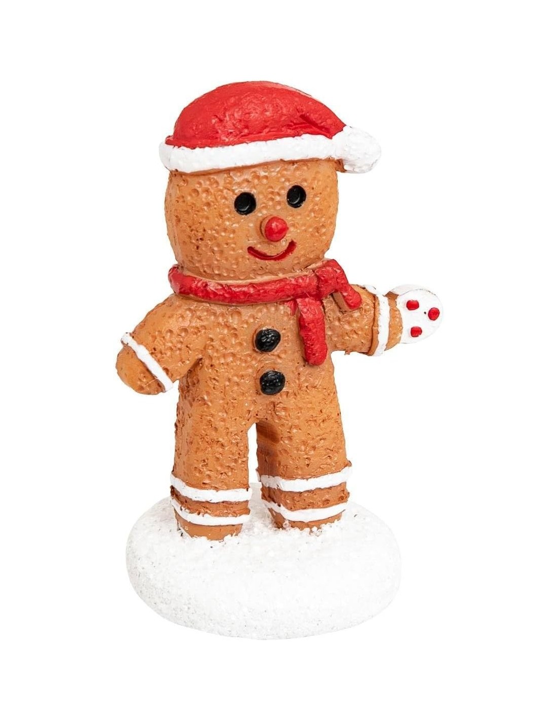 OGGETTISTICA NATALE: vendita online Decorazione set 3 santon di Natale Pan di Zenzero 4x2x5cm - La magia di Natale a casa tua...