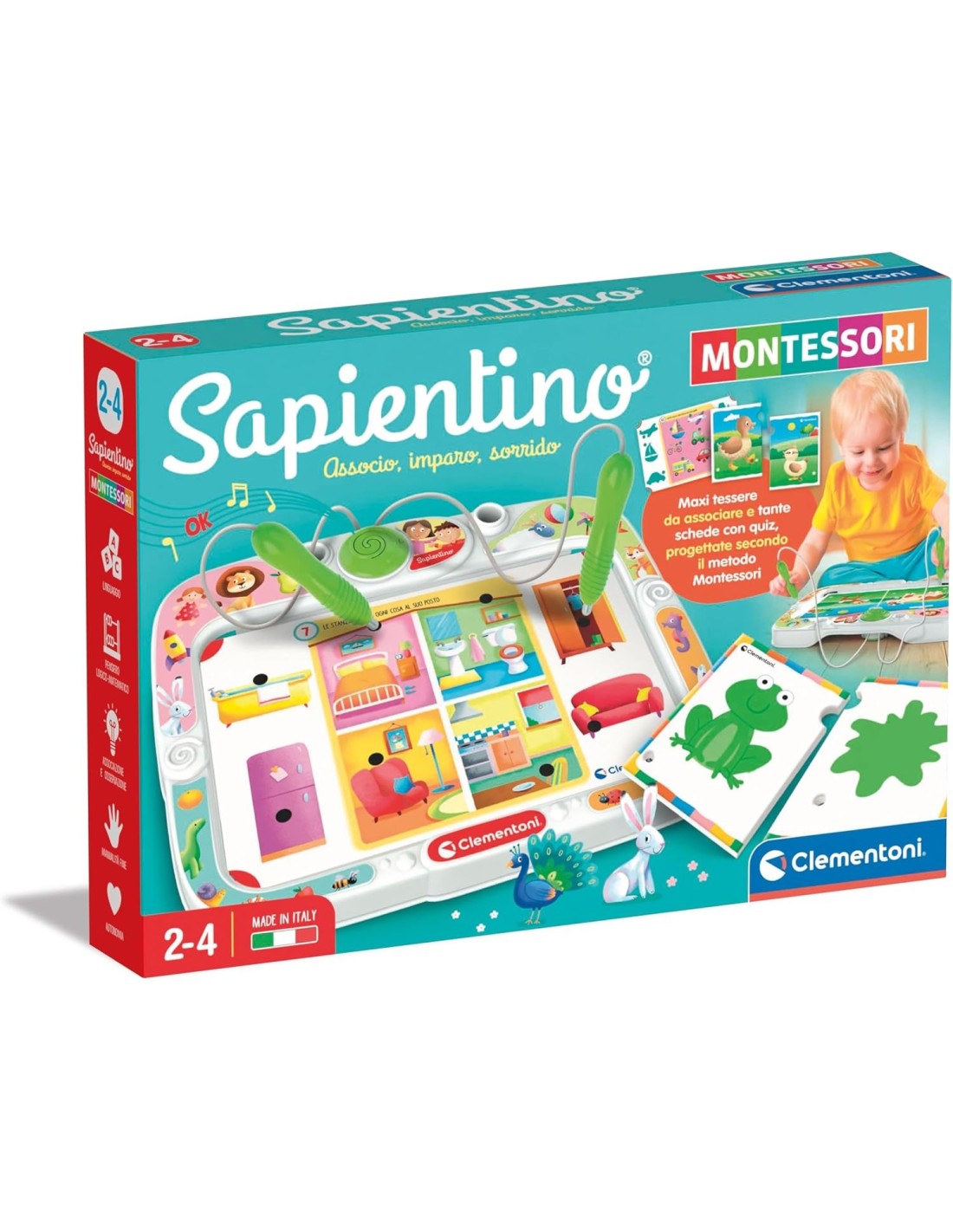 INFANZIA: vendita online CLEMENTONI, SAPIENTINO MONTESSORI, BANCHETTO EDUCATIVO, SCHEDE DIDATTICHE, PENNE INTERATTIVE, 3 ANNI...