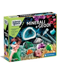 PRESCOLARI: vendita online CLEMENTONI SCIENZA E GIOCO LAB, MINERALI E GEODI, GIOCO SCIENTIFICO, 8+ ANNI, MADE IN ITALY in off...