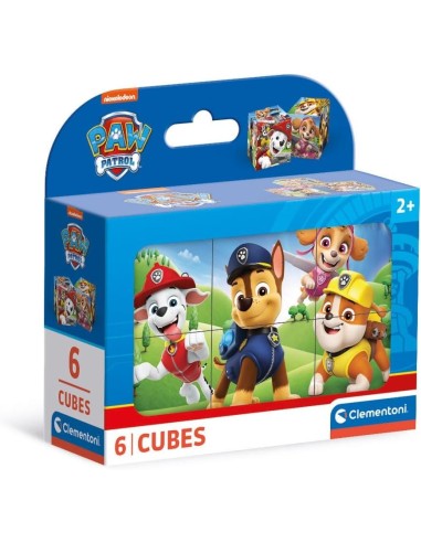 GIOCATTOLO PUBBLICIZZATO: vendita online CLEMENTONI, PAW PATROL, PUZZLE CUBI, 6 PEZZI, BAMBINI 2 ANNI, CARTONI ANIMATI, MADE ...