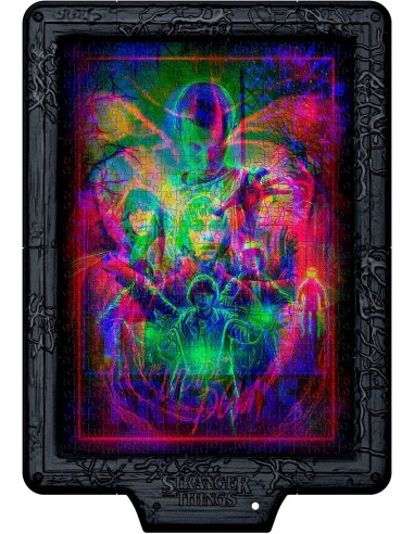 GIOCHI DI SOCIETA'E PUZZLE: vendita online CLEMENTONI, STRANGER THINGS, METAMORPHIC ART COLLECTION, THE UPSIDE DOWN, QUADRO I...
