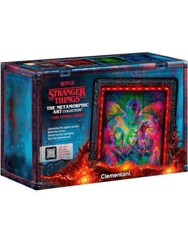 GIOCHI DI SOCIETA'E PUZZLE: vendita online CLEMENTONI, STRANGER THINGS, METAMORPHIC ART COLLECTION, THE UPSIDE DOWN, QUADRO I...