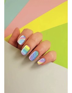 GIOCHI GIRL: vendita online CLEMENTONI CRAZY CHIC, UNGHIE FINTE ADESIVE ARCOBALENO in offerta 2