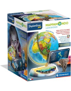 PRESCOLARI: vendita online CLEMENTONI SAPIENTINO PIU MAPPAMONDO LUMINOSO, CON APP DEDICATA in offerta