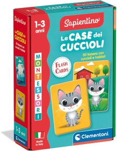 PRESCOLARI: vendita online CLEMENTONI, SAPIENTINO BABY MONTESSORI, LE CASE DEI CUCCIOLI, FLASHCARDS EDUCATIVE, 48 CARTE TATTI...