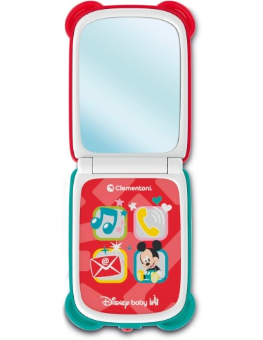 INFANZIA: vendita online CLEMENTONI, DISNEY BABY, MICKEY FLIP PHONE, TELEFONO BAMBINI, 9-36 MESI, LUCI E SUONI in offerta