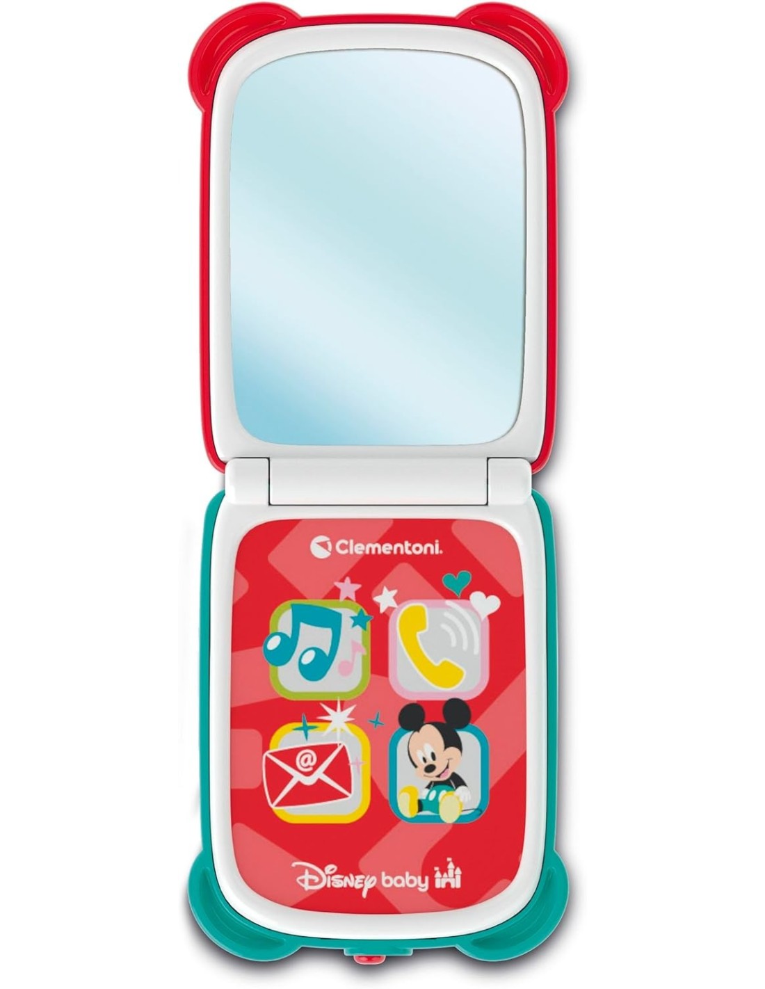 INFANZIA: vendita online CLEMENTONI, DISNEY BABY, MICKEY FLIP PHONE, TELEFONO BAMBINI, 9-36 MESI, LUCI E SUONI in offerta
