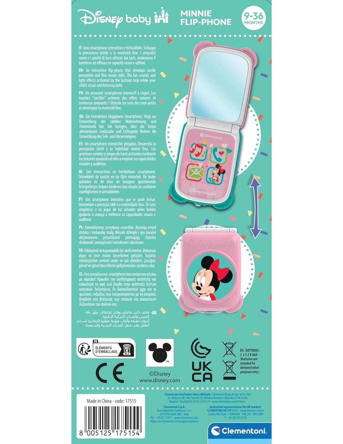 INFANZIA: vendita online BABY 17515 MINNIE FLIP PHONE in offerta